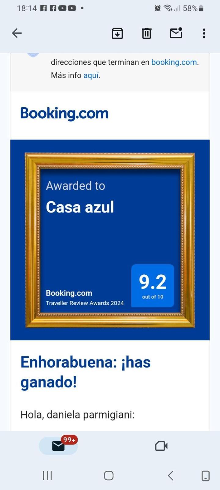 Casa Azul Apartment คอสตา เด อันตีกัว ภายนอก รูปภาพ